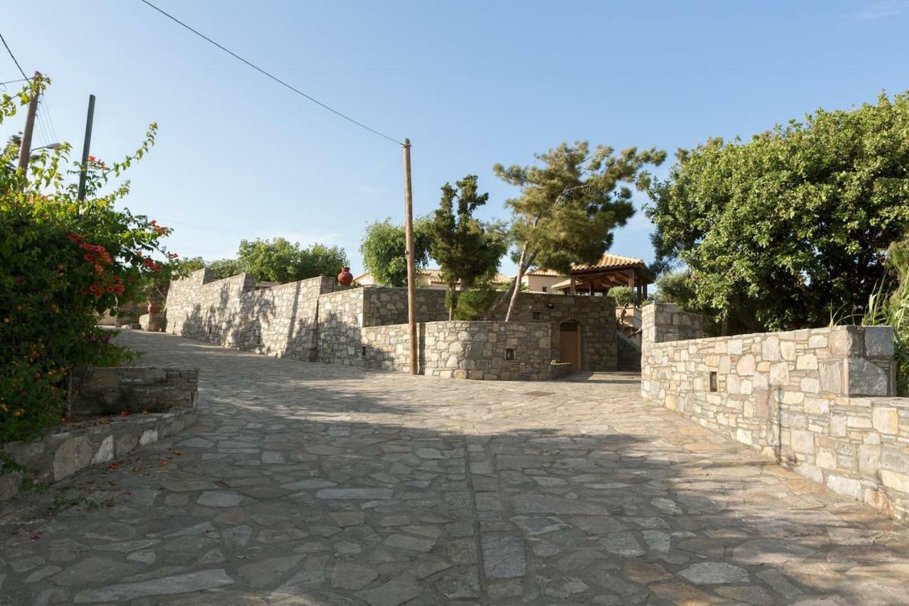 White Sand Villa. Spacious Villa With Prive Pool. Agia Pelagia Dış mekan fotoğraf