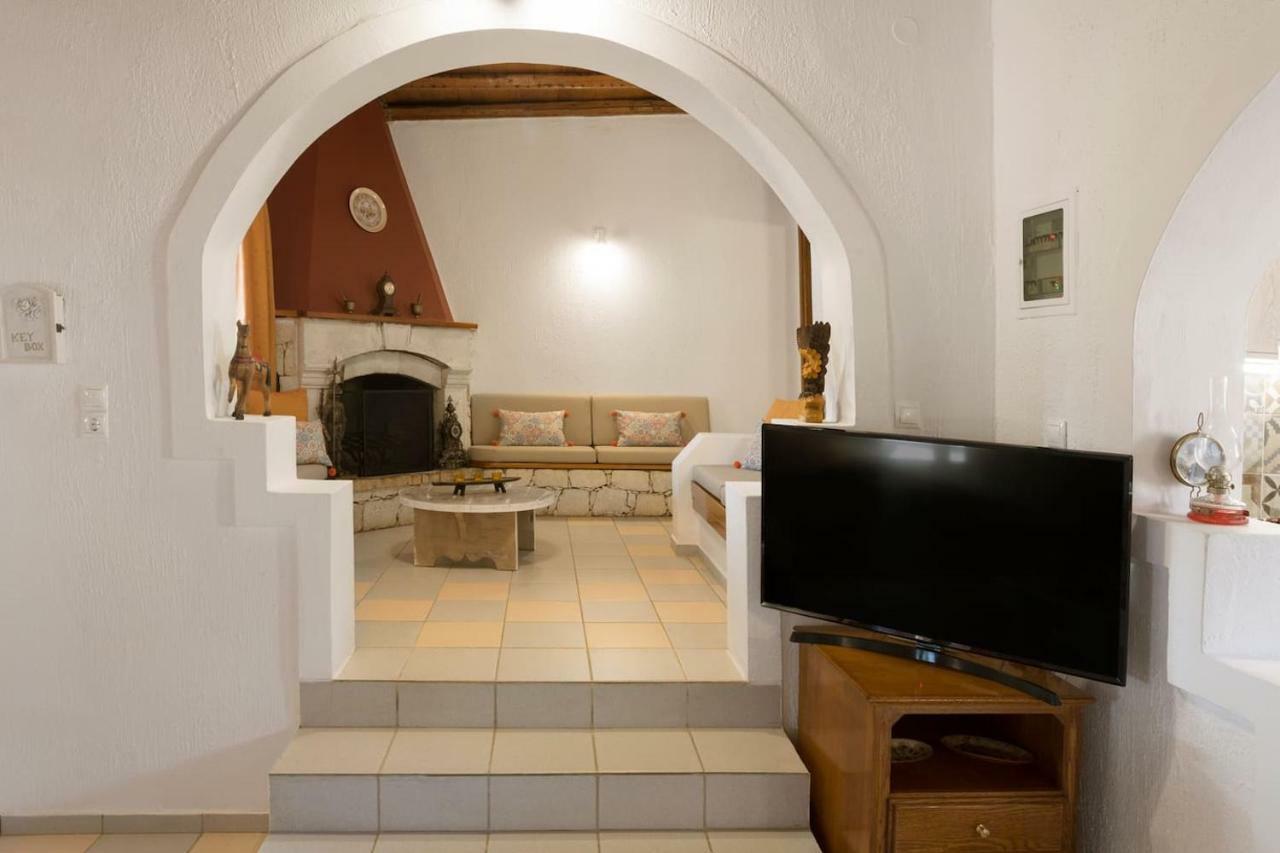 White Sand Villa. Spacious Villa With Prive Pool. Agia Pelagia Dış mekan fotoğraf