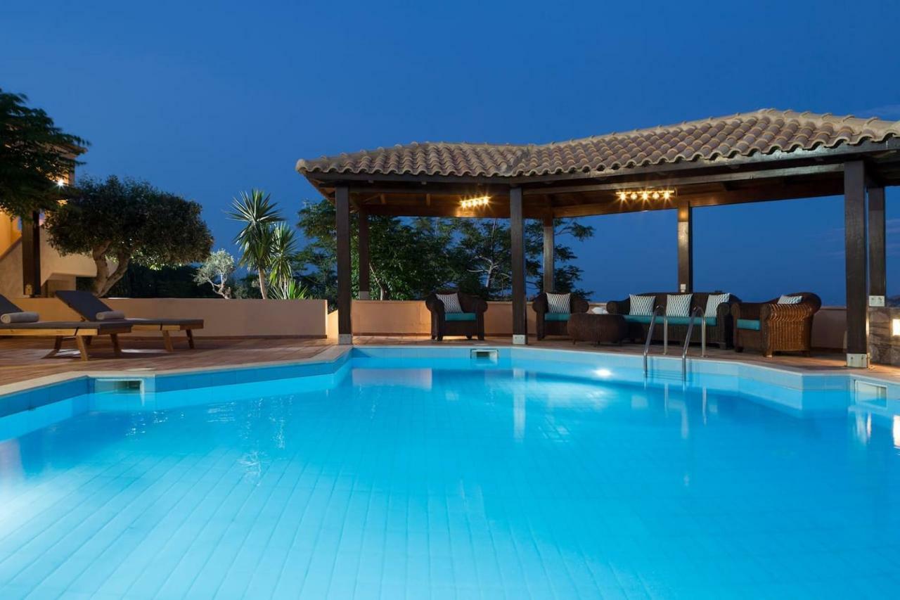 White Sand Villa. Spacious Villa With Prive Pool. Agia Pelagia Dış mekan fotoğraf